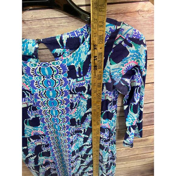 Lilly Pulitzer Beacon Alpaca My Bags Blue Mini Dress size XXS - Picture 5 of 11